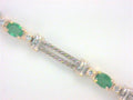 Emerald and Diamond Bracelet — Bendor Jewelry, Los Angeles