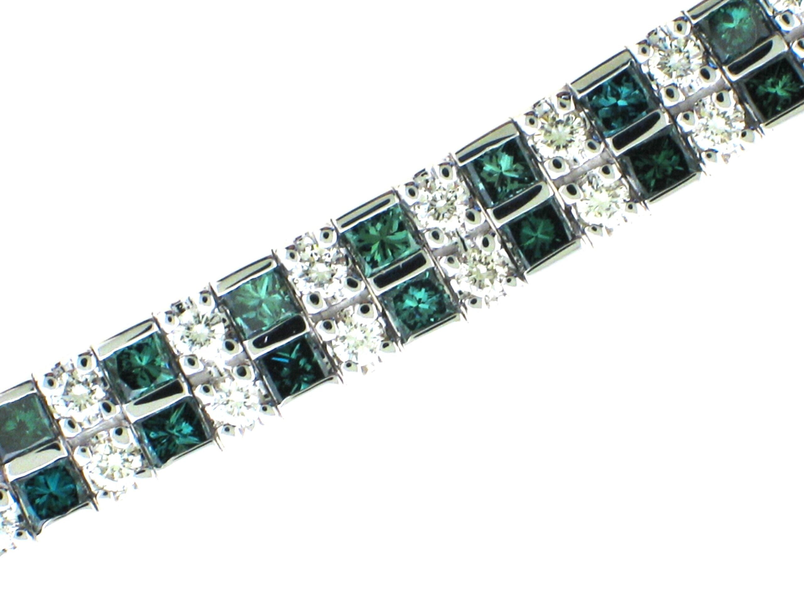Blue Diamond Bracelet — Bendor Jewelry, Los Angeles