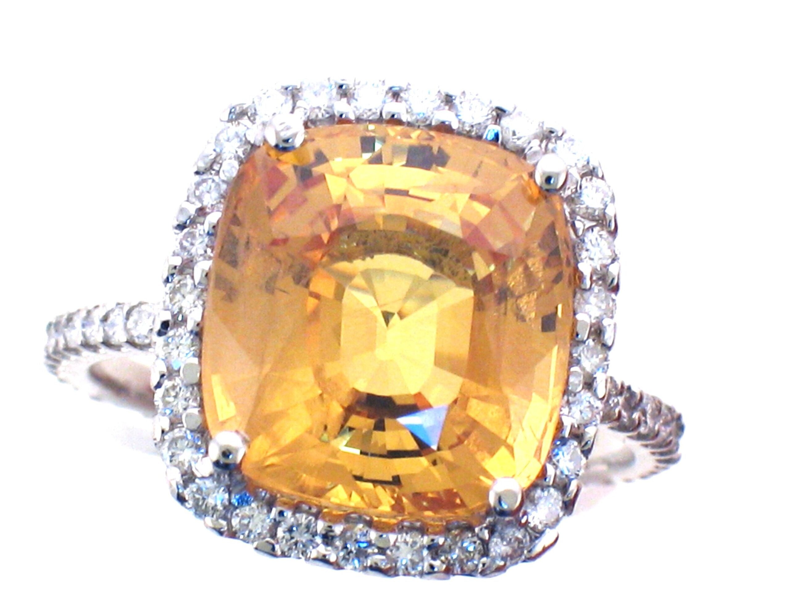 Ladie's Yellow Sapphire Ring — Bendor Jewelry, Los Angeles
