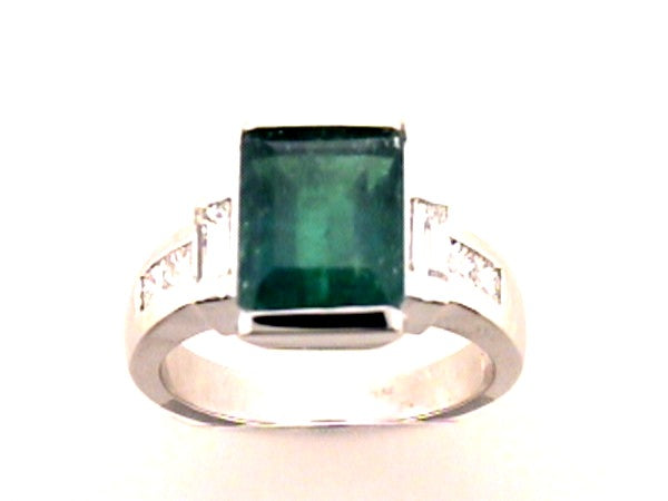 Emerald and Diamond Ring — Bendor Jewelry, Los Angeles