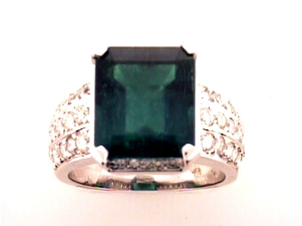 Emerald and Diamond Ring — Bendor Jewelry, Los Angeles