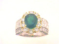 Emerald and Diamond Ring — Bendor Jewelry, Los Angeles