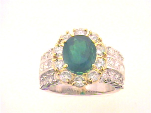 Emerald and Diamond Ring — Bendor Jewelry, Los Angeles