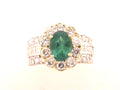 Emerald and Diamond Ring — Bendor Jewelry, Los Angeles