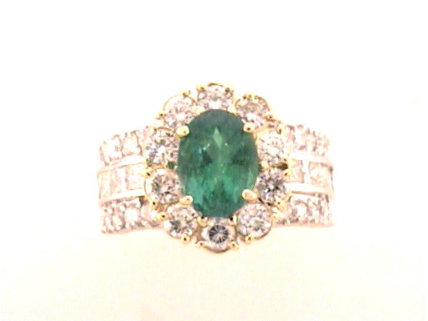 Emerald and Diamond Ring — Bendor Jewelry, Los Angeles