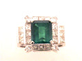 Emerald and Diamond Ring — Bendor Jewelry, Los Angeles