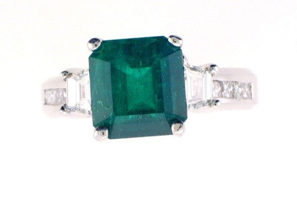 Emerald and Diamond Ring — Bendor Jewelry, Los Angeles