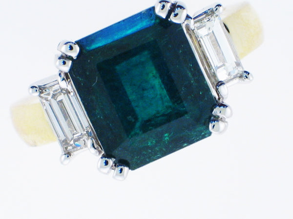 Emerald and Diamond Ring — Bendor Jewelry, Los Angeles