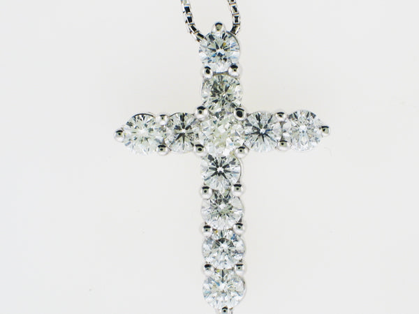 Diamond Cross Pendant — Bendor Jewelry, Los Angeles