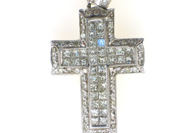 Diamond Cross Pendant — Bendor Jewelry, Los Angeles