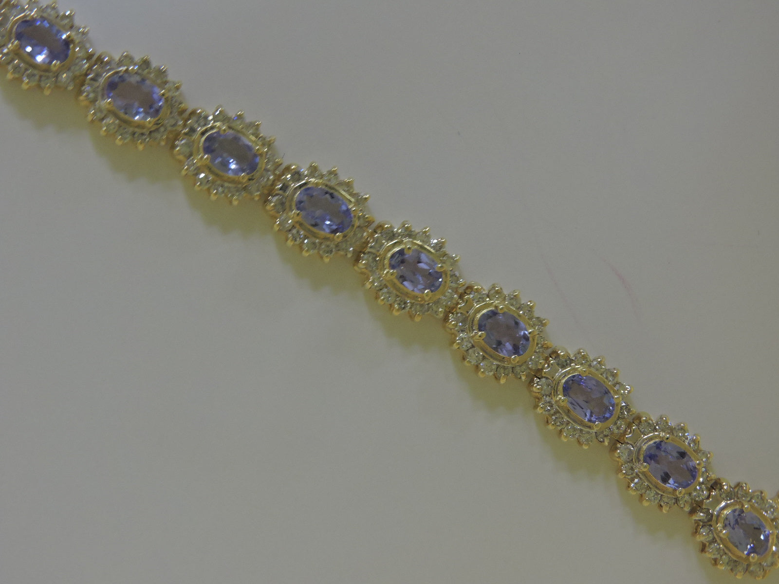 Diamond&Tanzanite Bracelet — Bendor Jewelry, Los Angeles