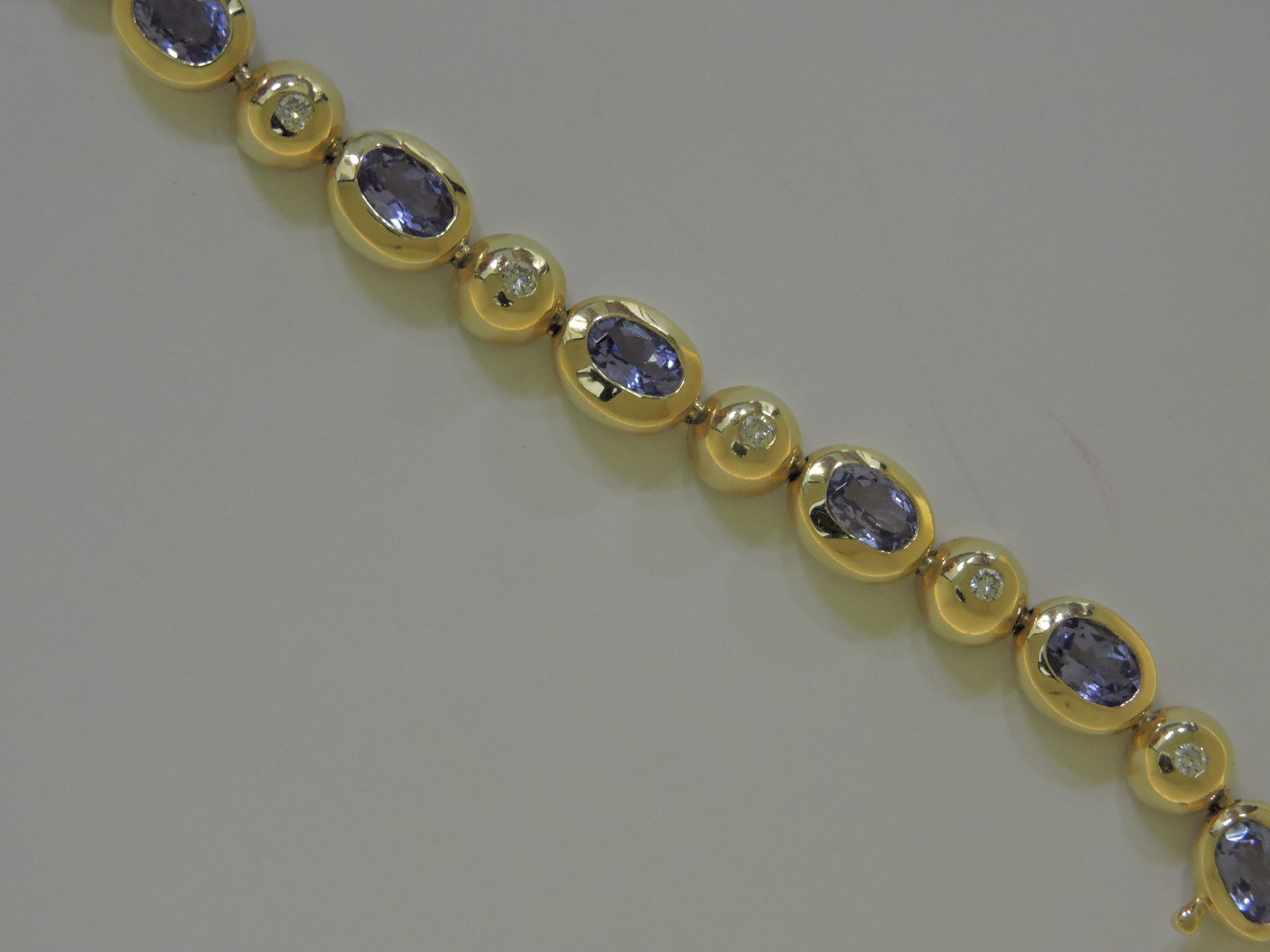 Diamond &Tanzanite Bracelet — Bendor Jewelry, Los Angeles