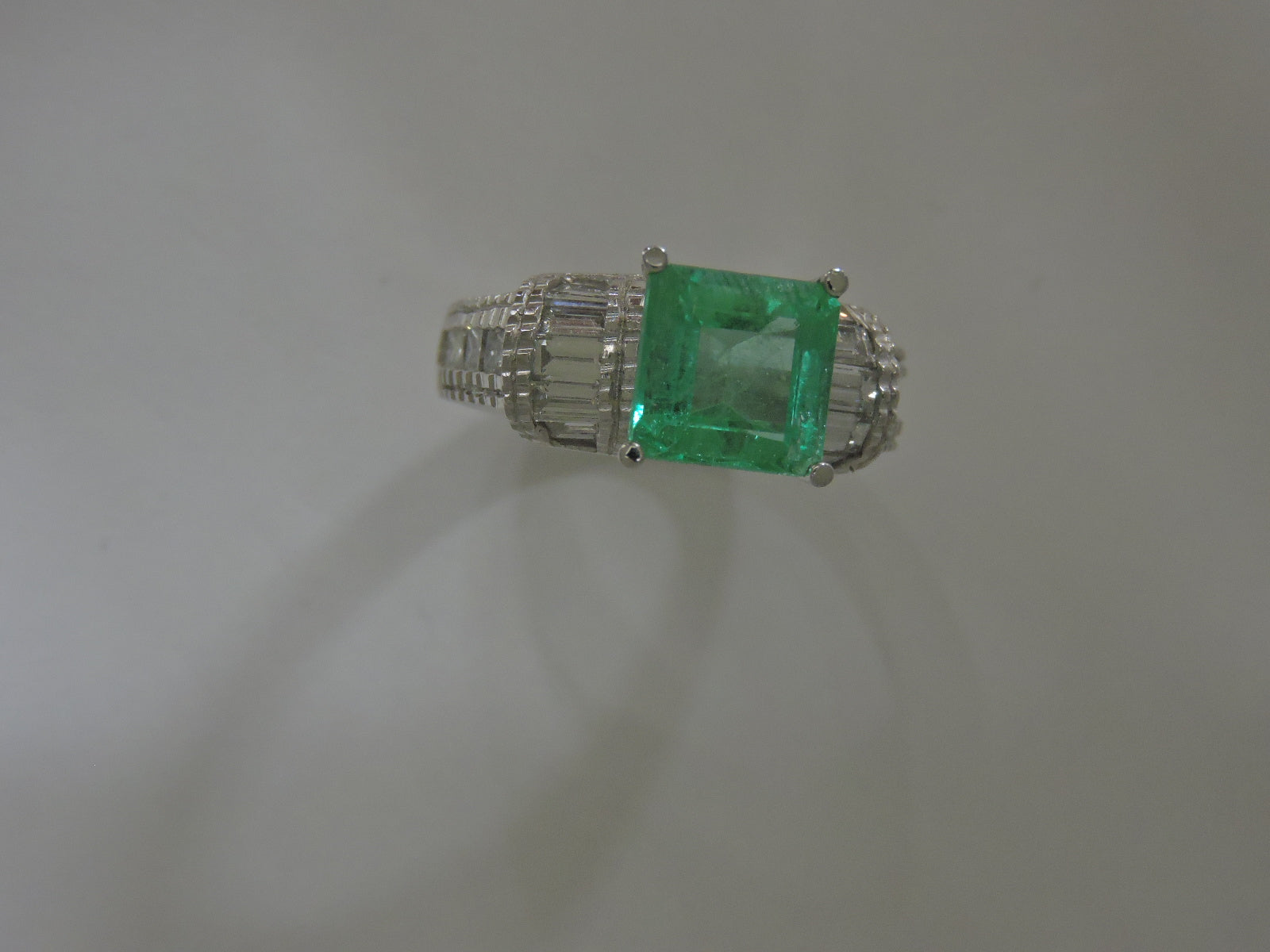 ladie's  Emerald Ring — Bendor Jewelry, Los Angeles