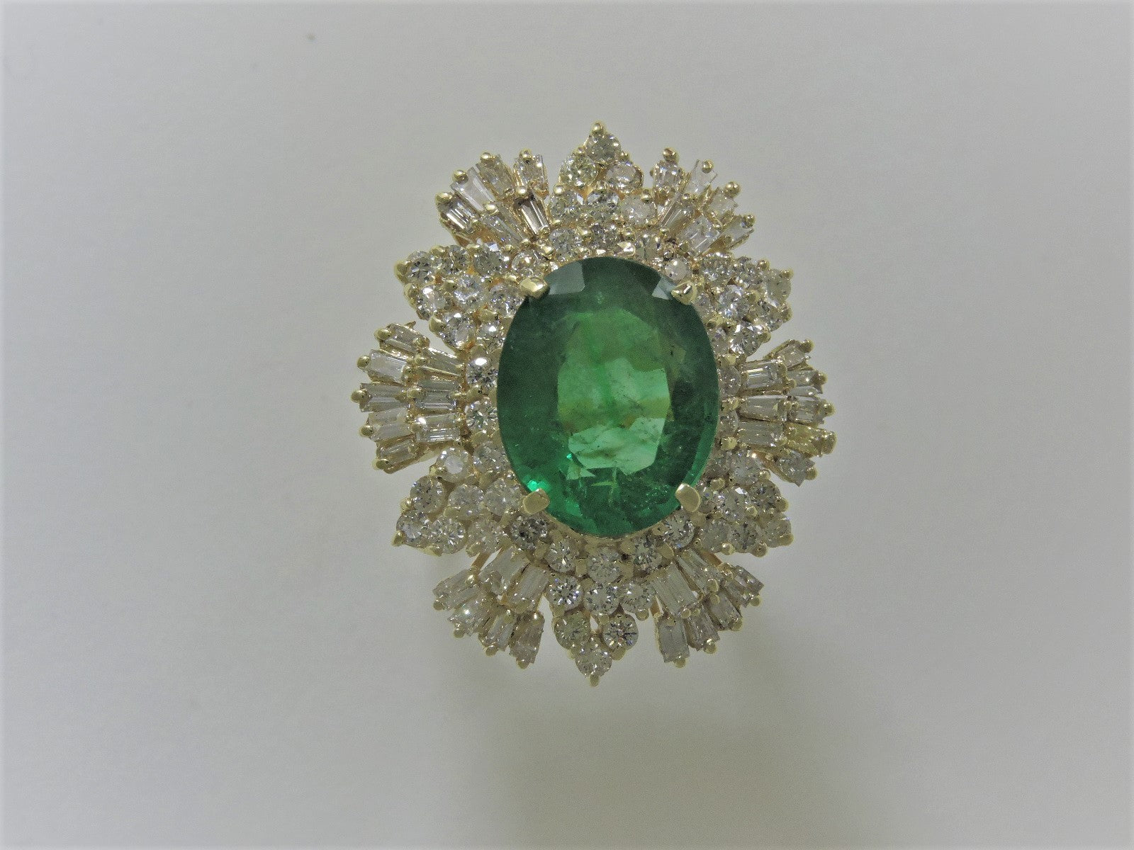 Ladie's Emerald Ring — Bendor Jewelry, Los Angeles